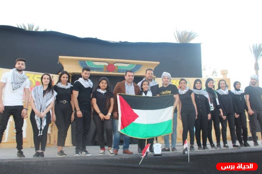 فلسطين تحصد المركز الأول في المهرجان الثقافي بالقرية الفرعونية